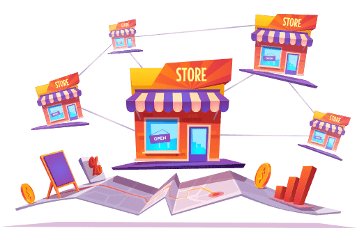 Multiple stores